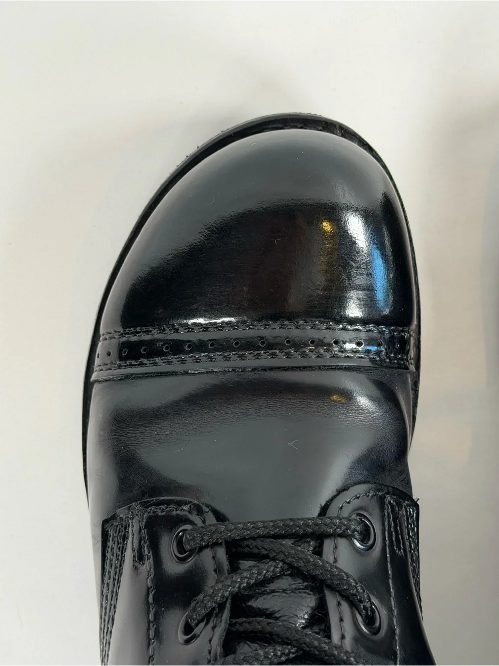 Corcoran Men’s Black Leather Size 9.5 E Paratrooper Jump Boots 1500 Made in USA